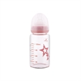 Bottiglia in vetro anti-colic 120 ml Pink STARS